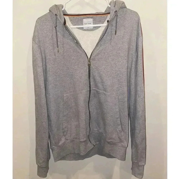 Paul Smith Gray Hoodie 'artist Stripe' - Picture 3 of 9
